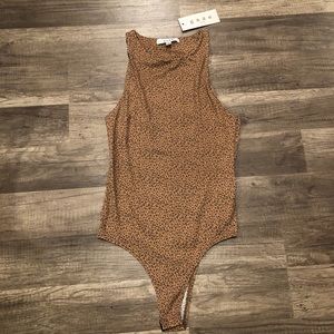 gaze cheetah print bodysuit